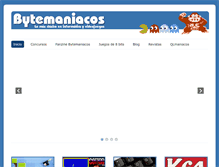 Tablet Screenshot of bytemaniacos.com